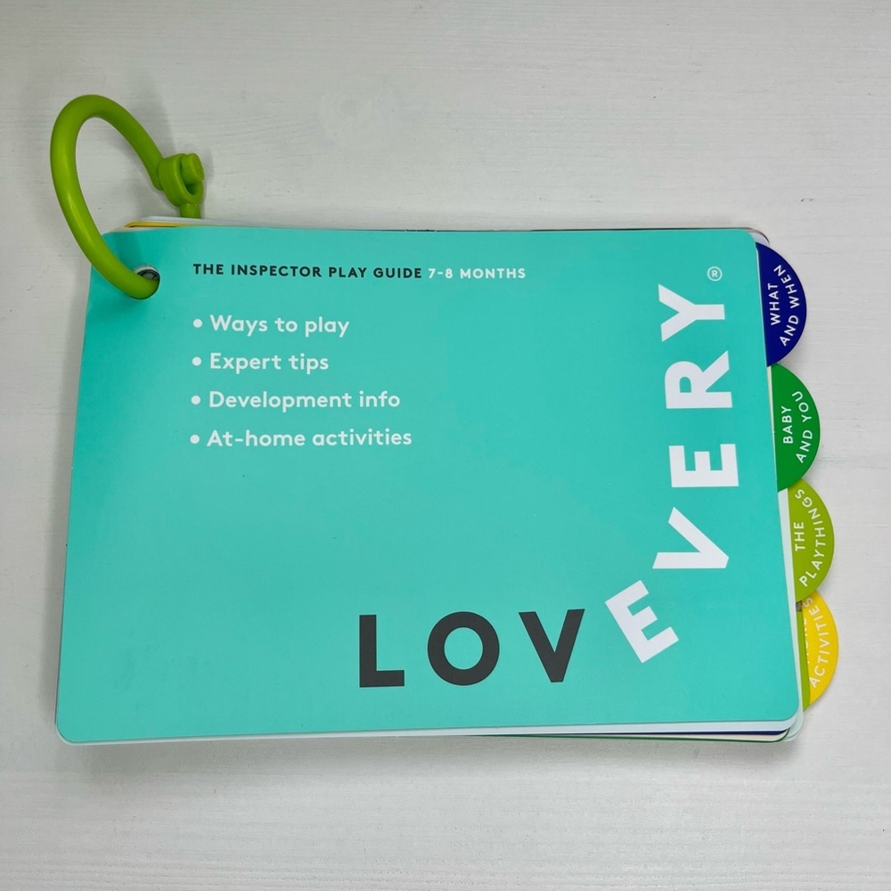 Lovevery “The Inspector” Kit Play Guide Months 7-8
